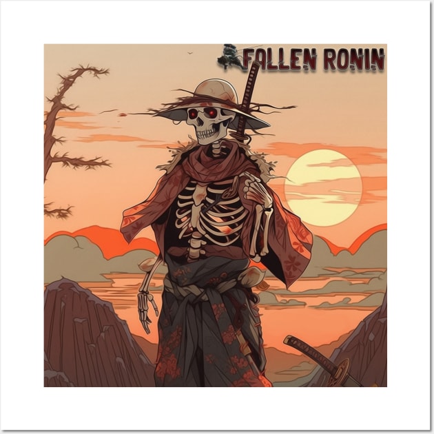 The Fallen Ronin Wall Art by PHXouttaASHES